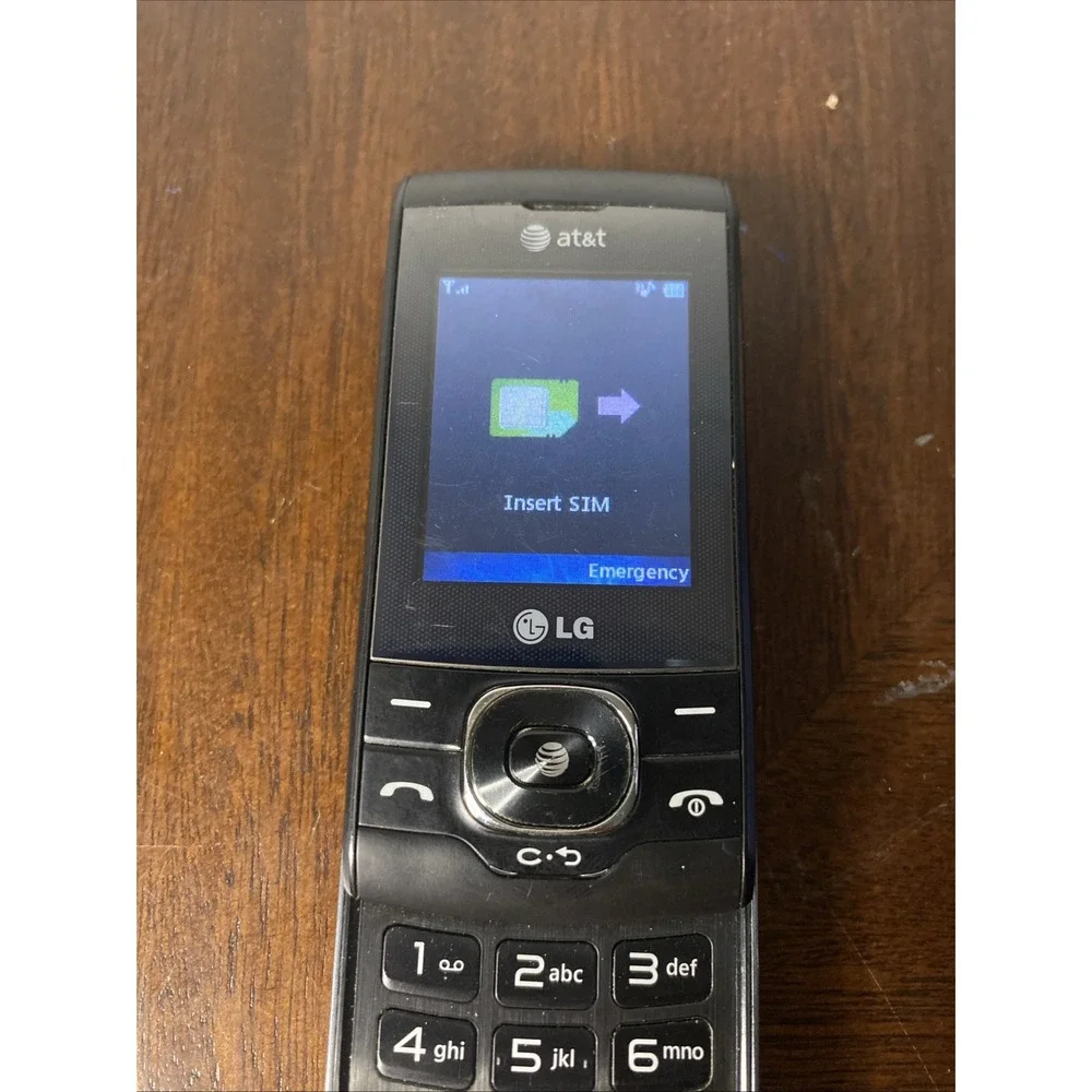 LG GU295 Slide Phone AT&T Black Tested Working Slider Mobile Phone